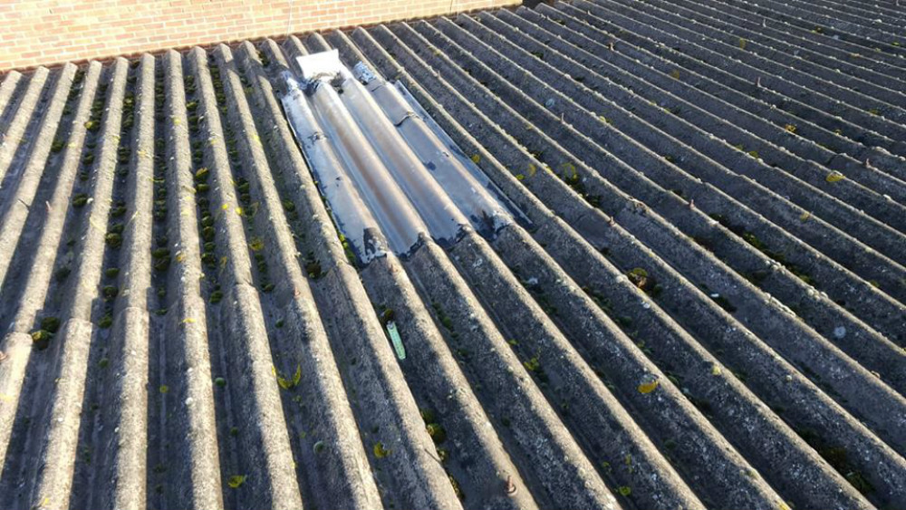 Roof Repair for a Warehouse in Worthing West Sussex