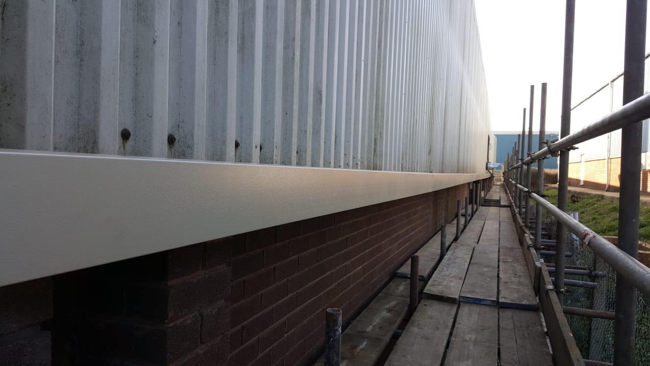 Roof Repairs to 2 No. Steel Gutters Serving a Workshop Roof in Edenbridge Kent 2