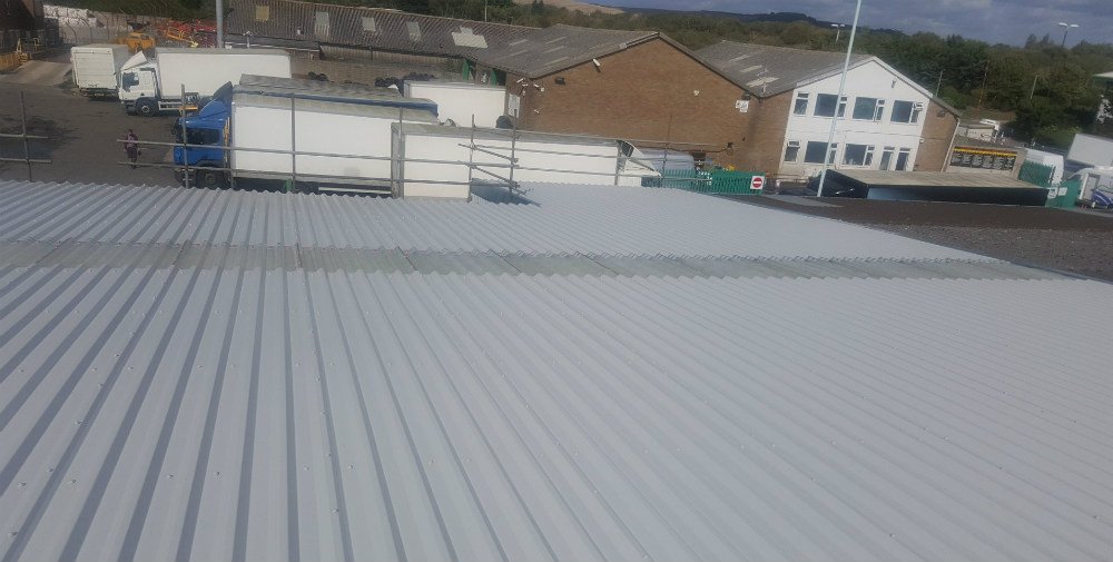 Over Roofing to a Factory Warehouse Roof in Worthing, West Sussex 2