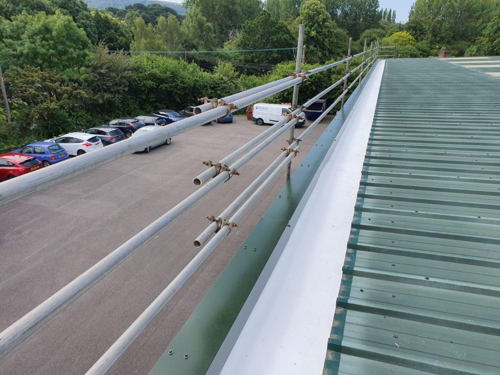 Guttering Contract to a Warehouse - Factory Roof in Washington, West Sussex 3
