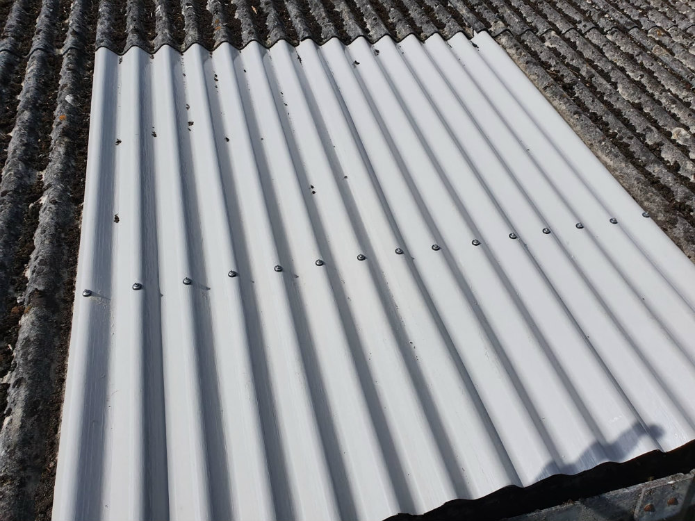 Damage Repair to a Warehouse Roof in Eastbourne East Sussex