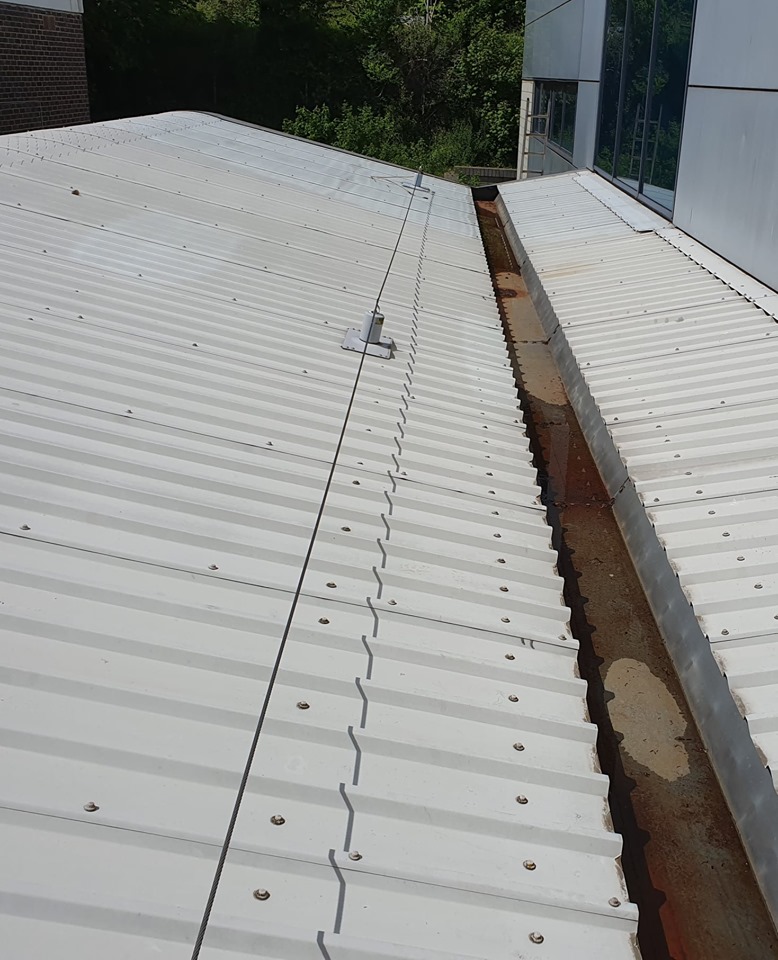 Repair work at a University in Brighton, West Sussex