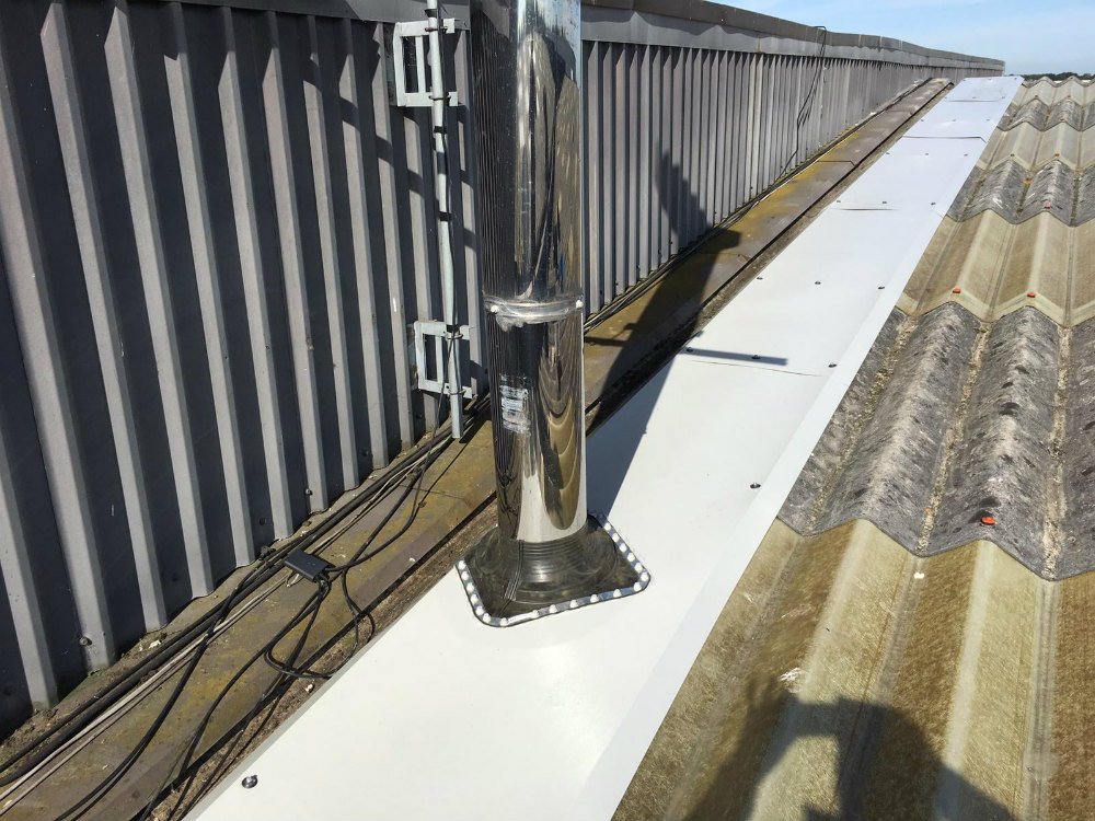 Roof Repair Work at a Factory in Swanley Kent 3