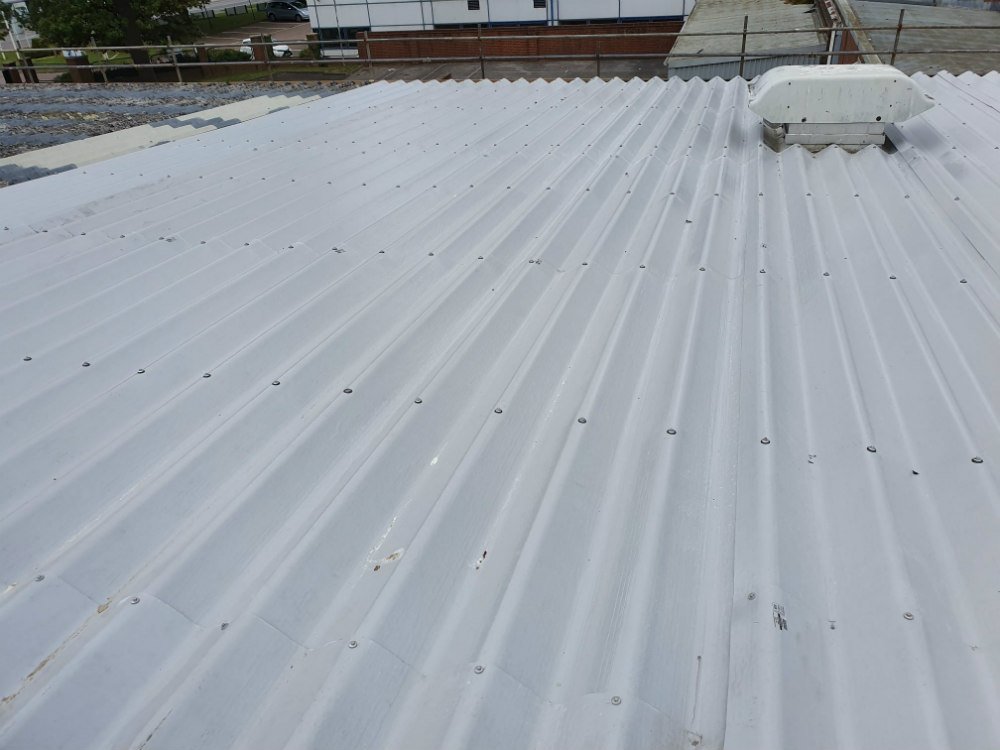 Roof Repairs Over Offices in Crawley West Sussex 1