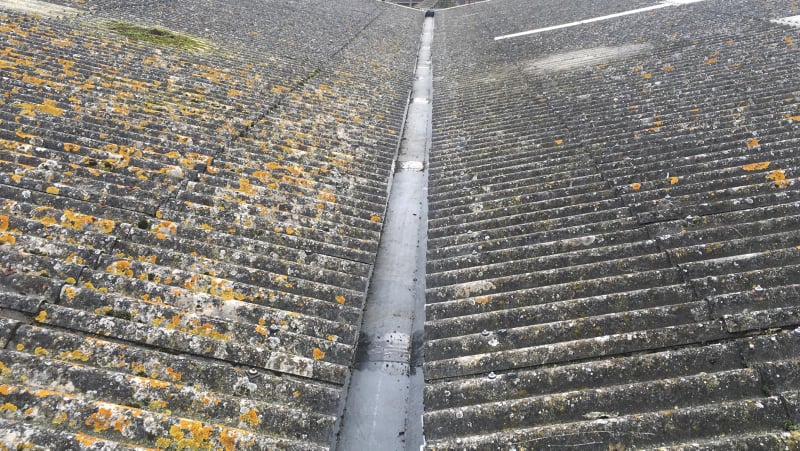 Warehouse roof in Worthing, West Sussex