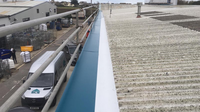 Office Gutter Replacement in Brighton City Airport, Shoreham, West Sussex