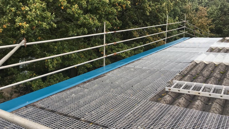 Roof Repair Work at a Car and Van Service Centre in Hedge End, Hampshire