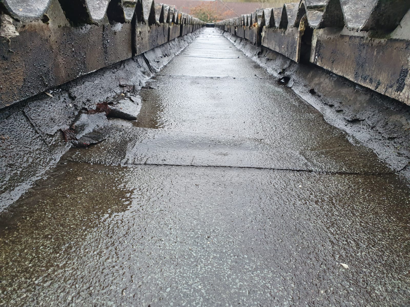 Guttering and Roof Repair to an Office Warehouse Roof in Edenbridge, Kent 2