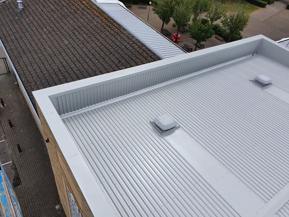 school roof repair at Westergate, Chichester, West Sussex