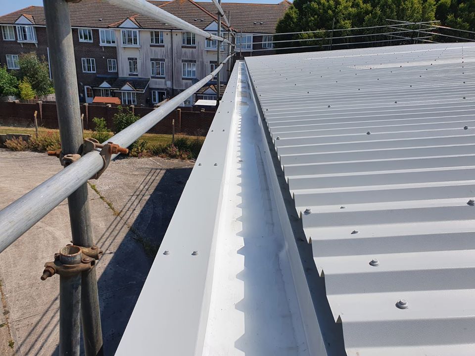 Large Warehouse roof Over Roofing in Littlehampton, West Sussex