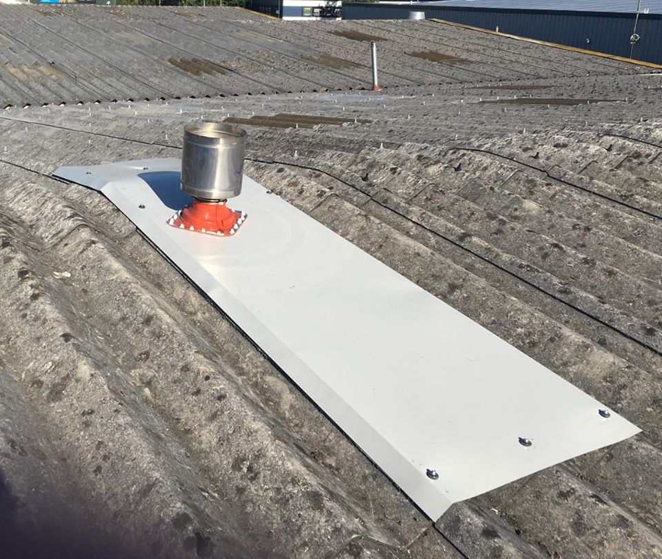 Roof Repairs to a Warehouse Roof in Redhill Surrey