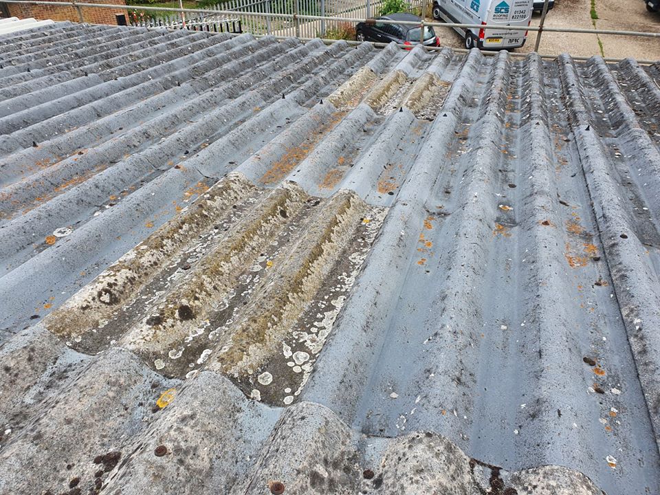 Roof lights work to warehouse and office roofs in Chessington Surrey