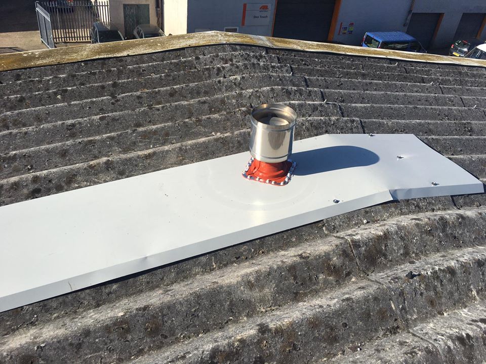 Roof maintenance to a Warehouse Roof in Redhill Surrey