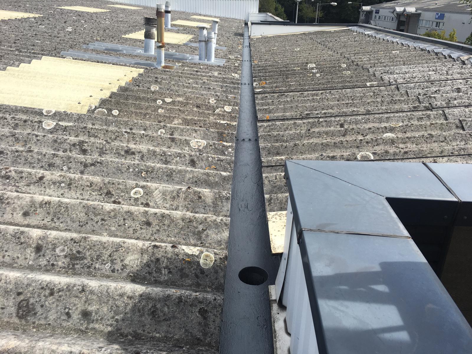 Warehouse roof and gutter repair Dartford Kent