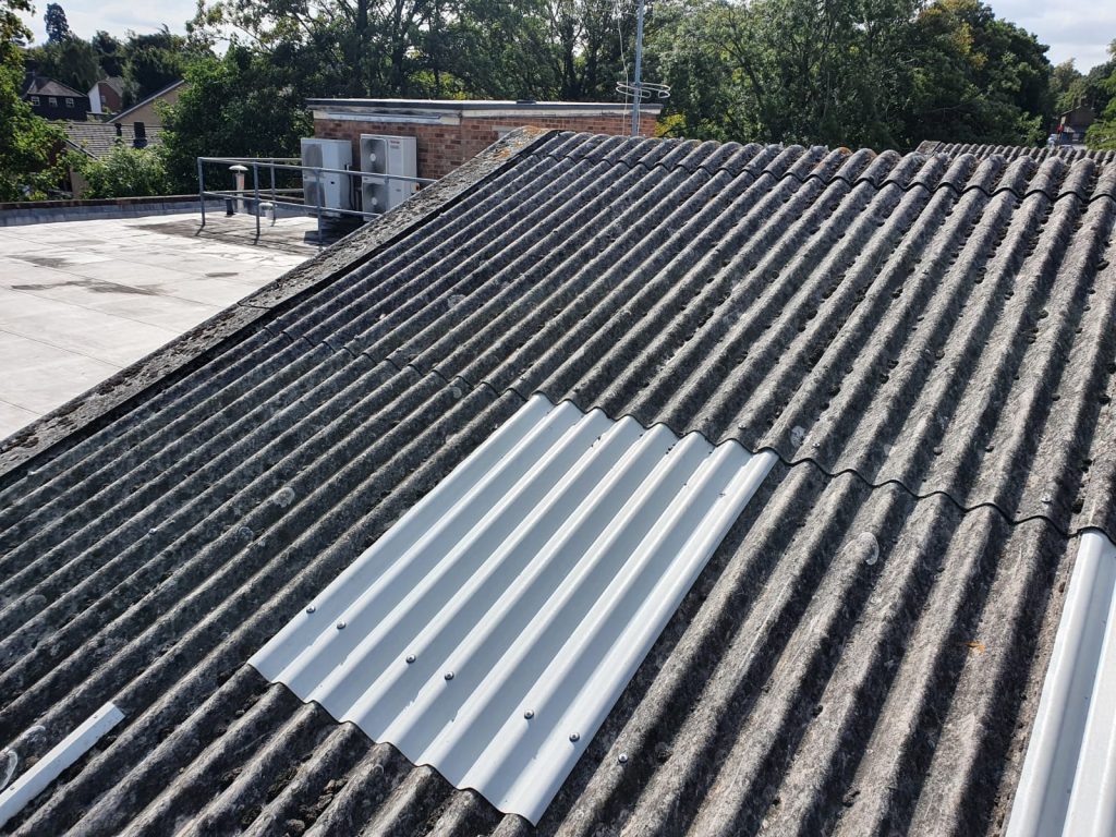 Repair work to a Gym roof in Maidstone Kent