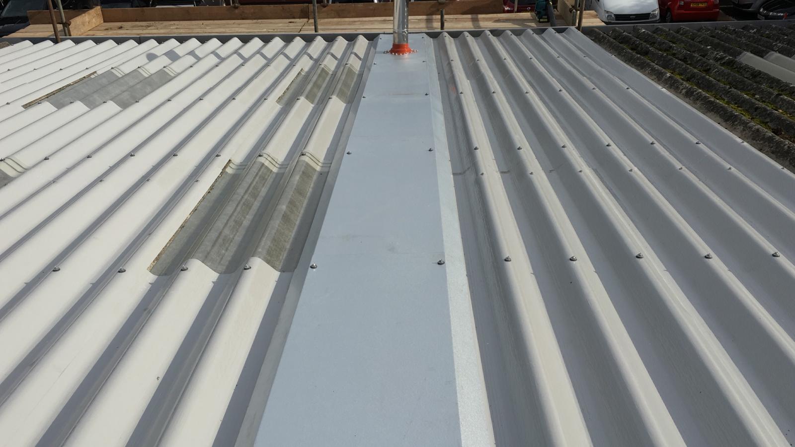 Roof overlay to a Unit in Hailsham West Sussex