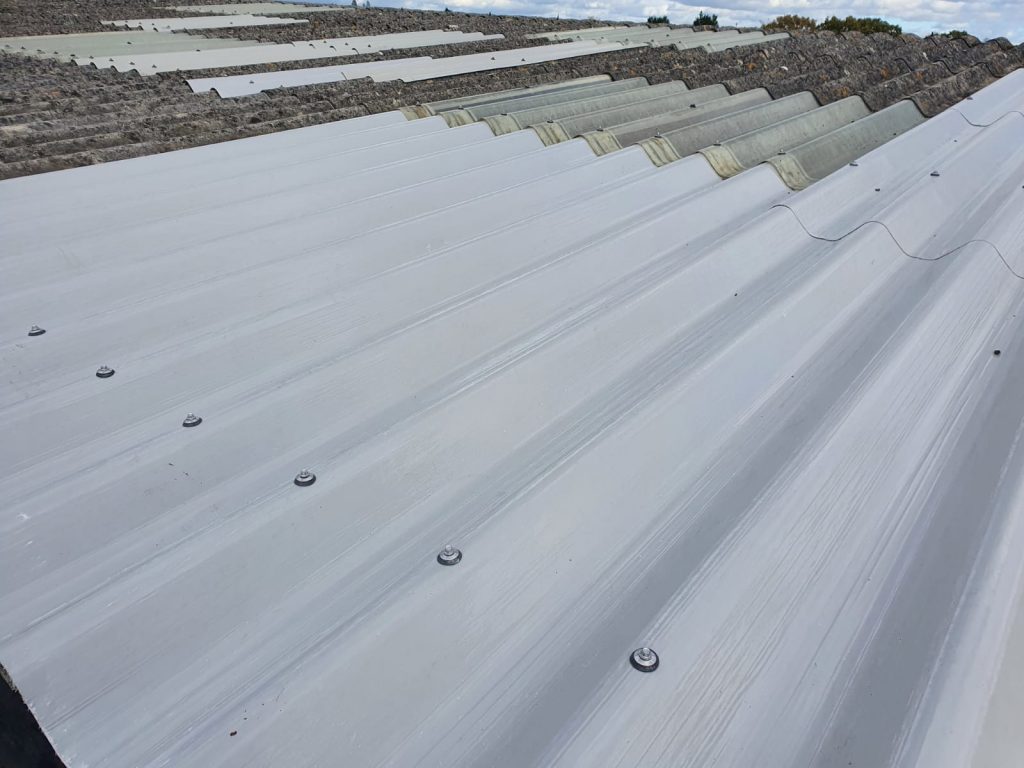 Repair work to a Factory roof in Burgess Hill West Sussex