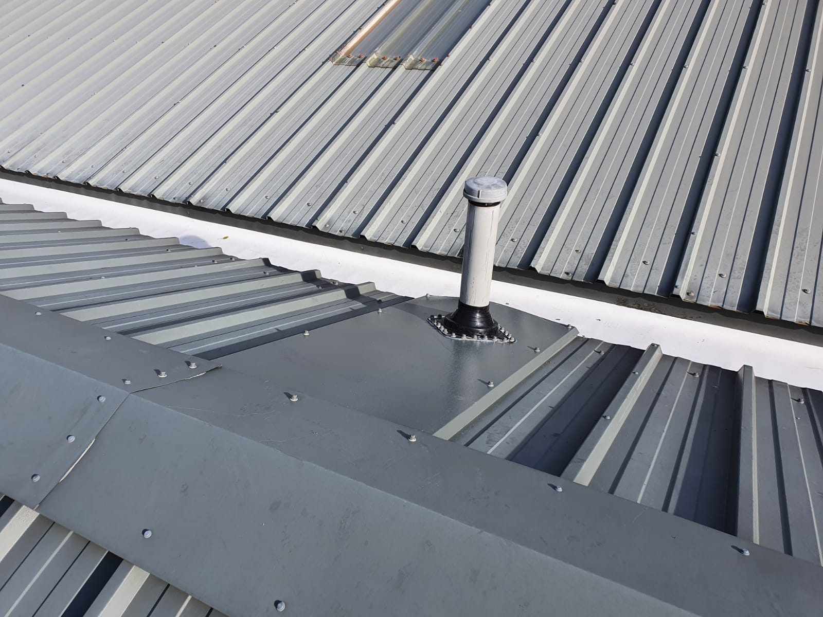 Leaking gutter replacement office roof in Bearstead Maidstone Kent