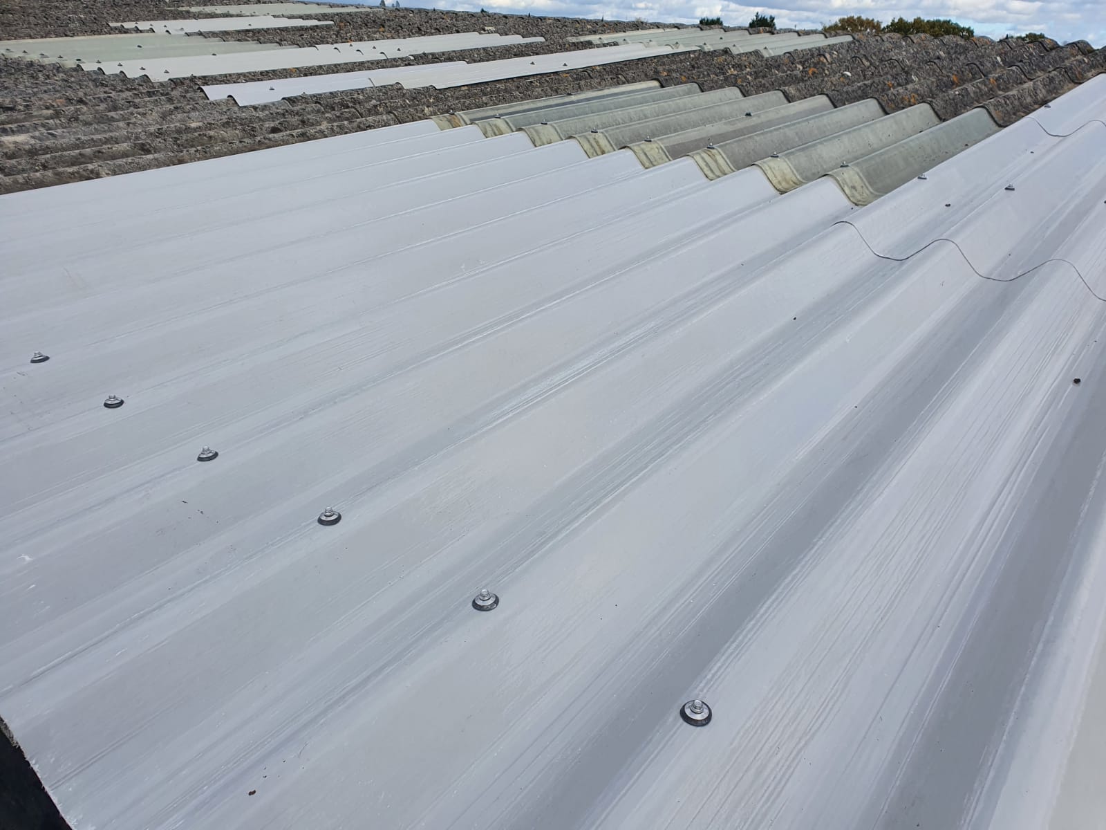 Repair work to a Factory roof in Burgess Hill West Sussex