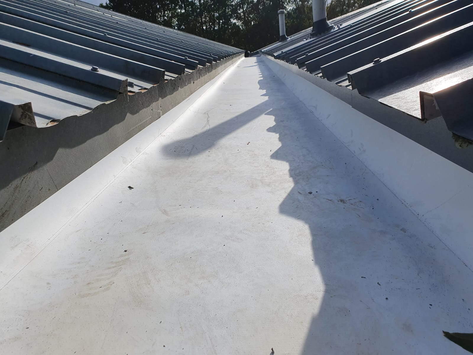 Repair work to an office roof in Bearstead, Maidstone Kent