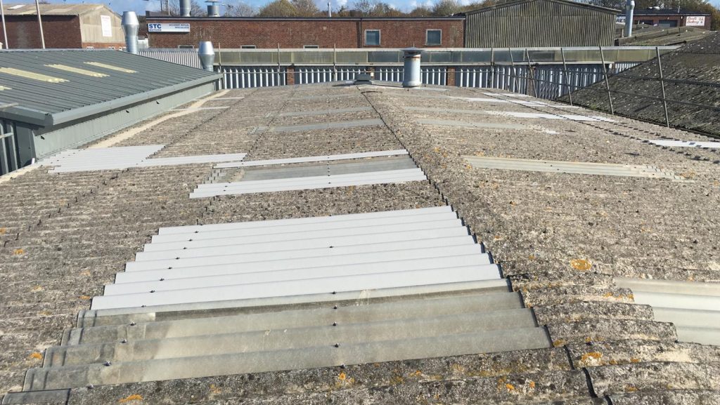 Workshop roof in Seaford East Sussex