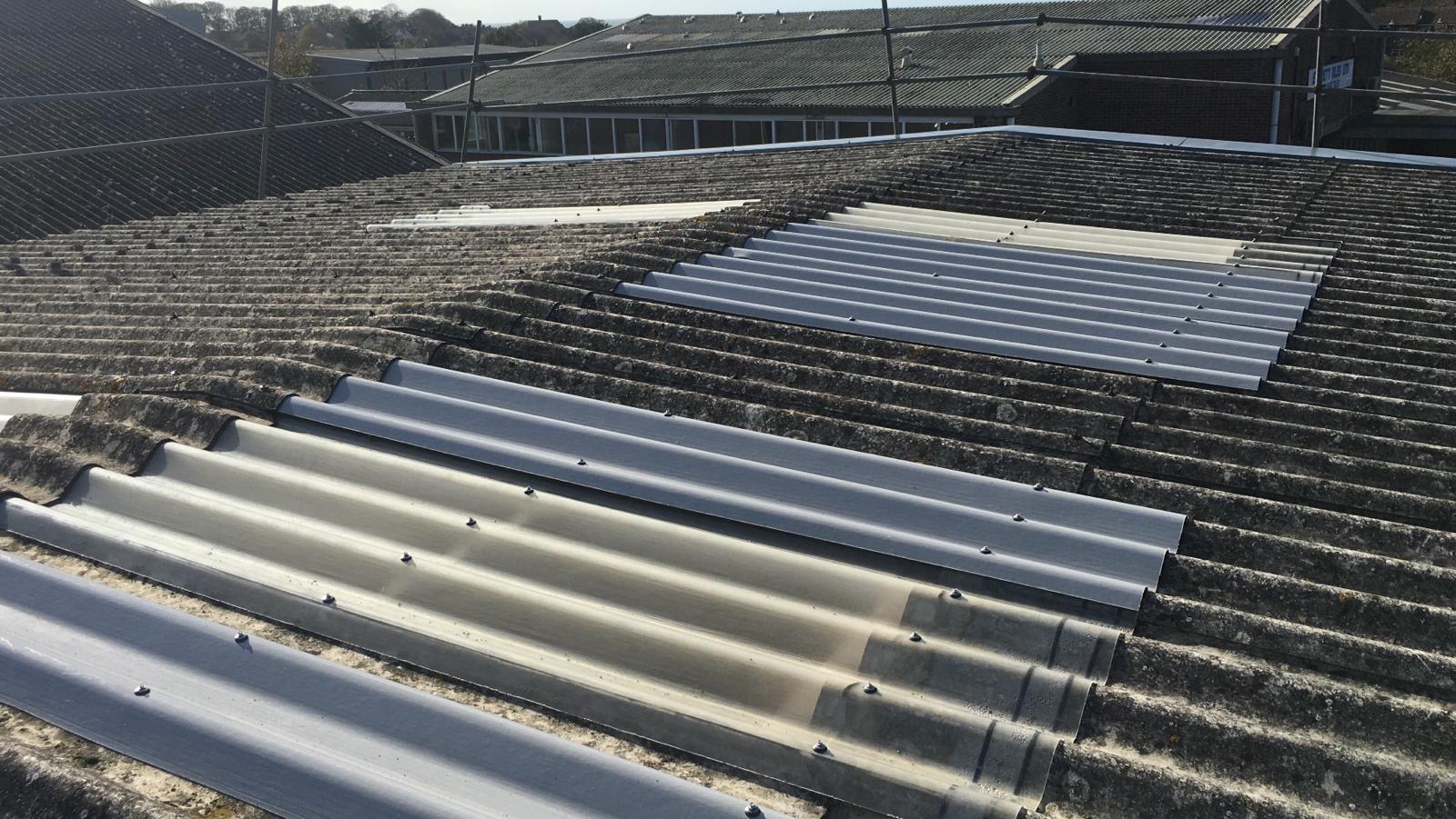 Workshop roof repair in Seaford East Sussex
