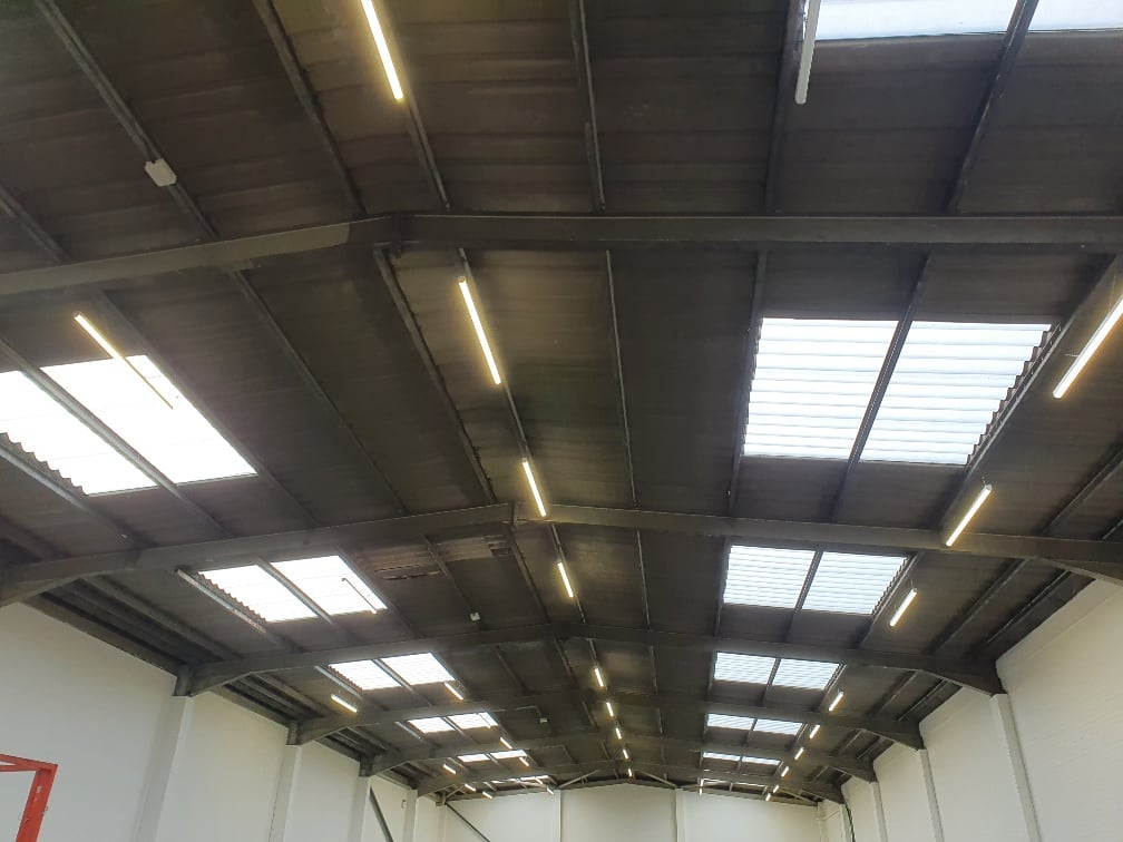 Factory roof in Dagenham Essex