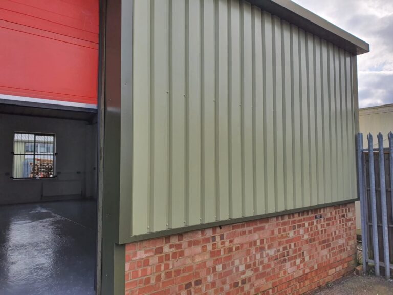Vertical cladding contract in Burgess Hill West Sussex