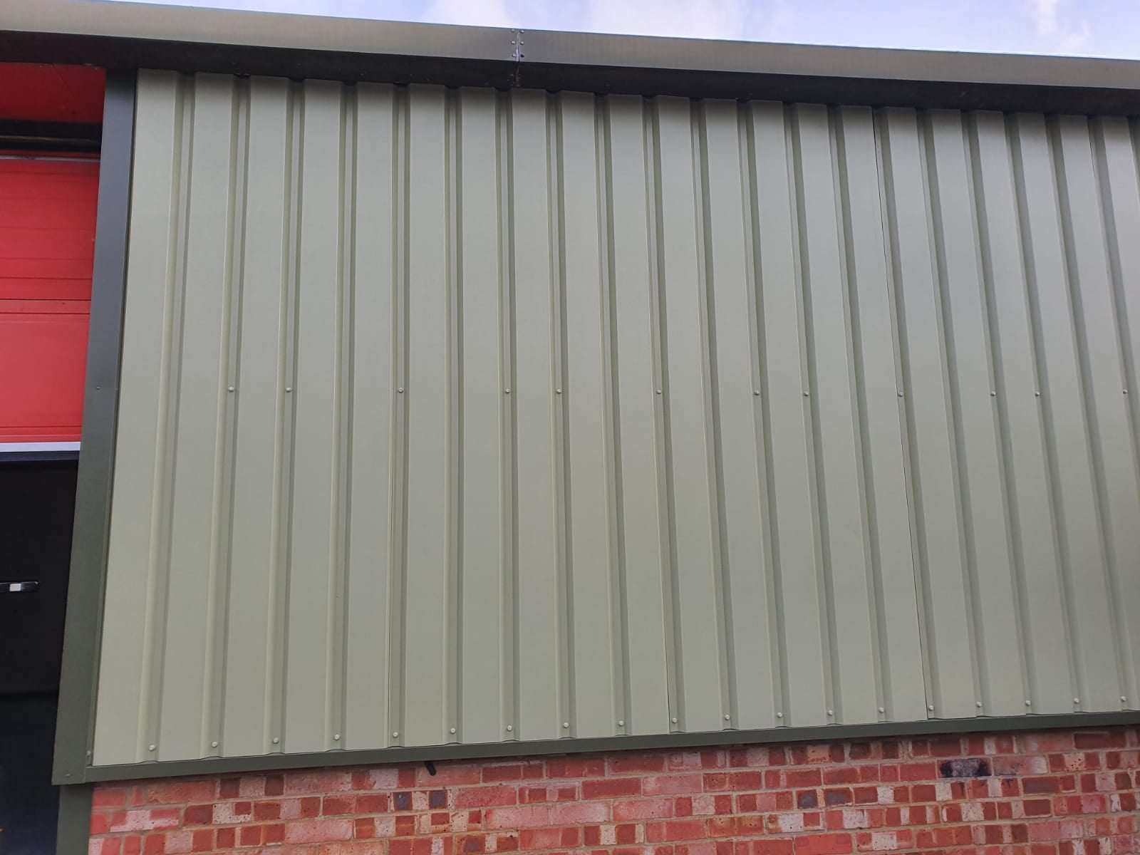 Cladding repair to a factory in Burgess Hill West Sussex