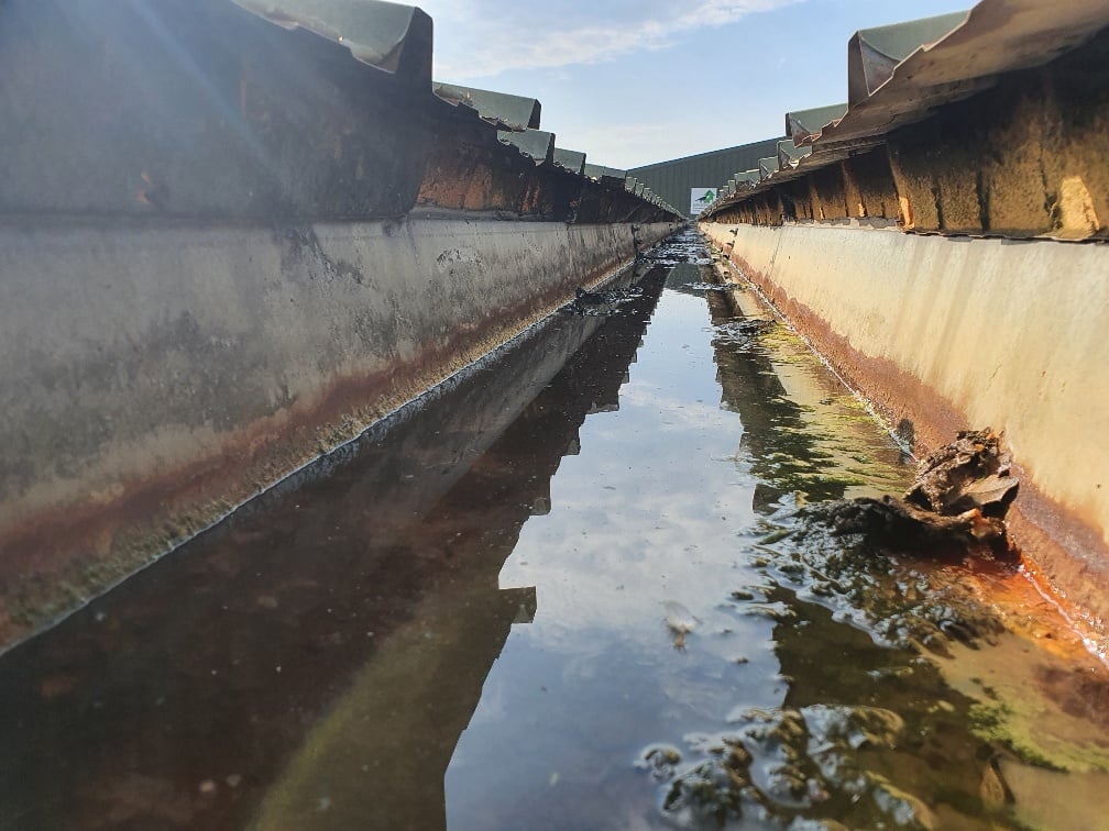 Industrial Unit Gutter Repair in Sayers Common, Hassocks, West Sussex