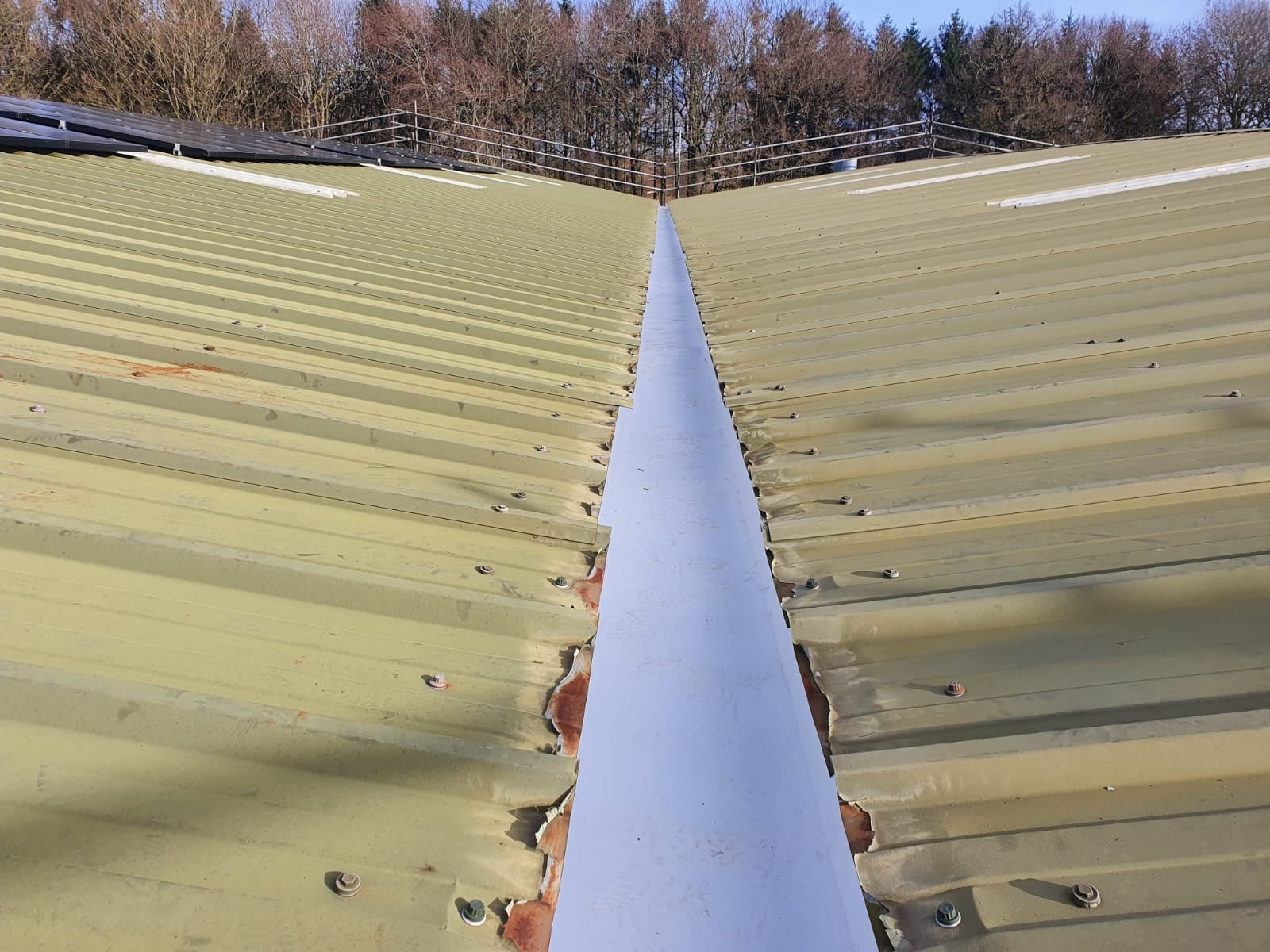 Roof Repair to an Industrial Unit in Sayers Common, Hassocks, West Sussex