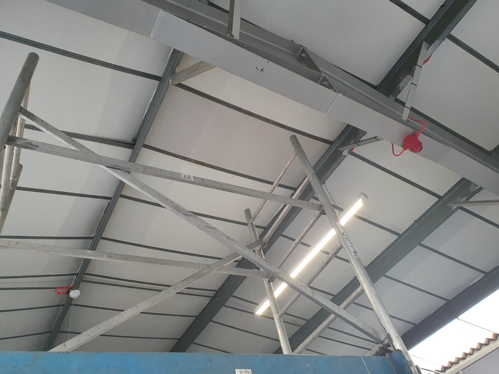 Roof repairs to a Warehouse roof in Ash Vale Aldershot Hampshire