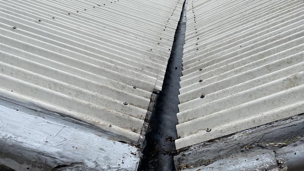 Leaking Roof Repairs to a Warehouse roof in Reigate Surrey