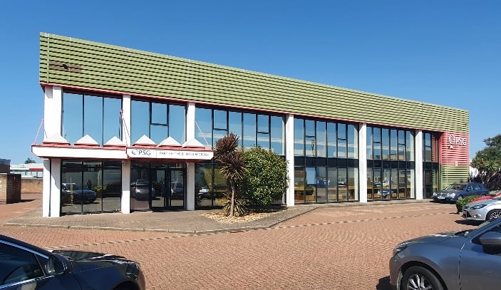 painting works to the cladding on a Factory warehouse in Worthing