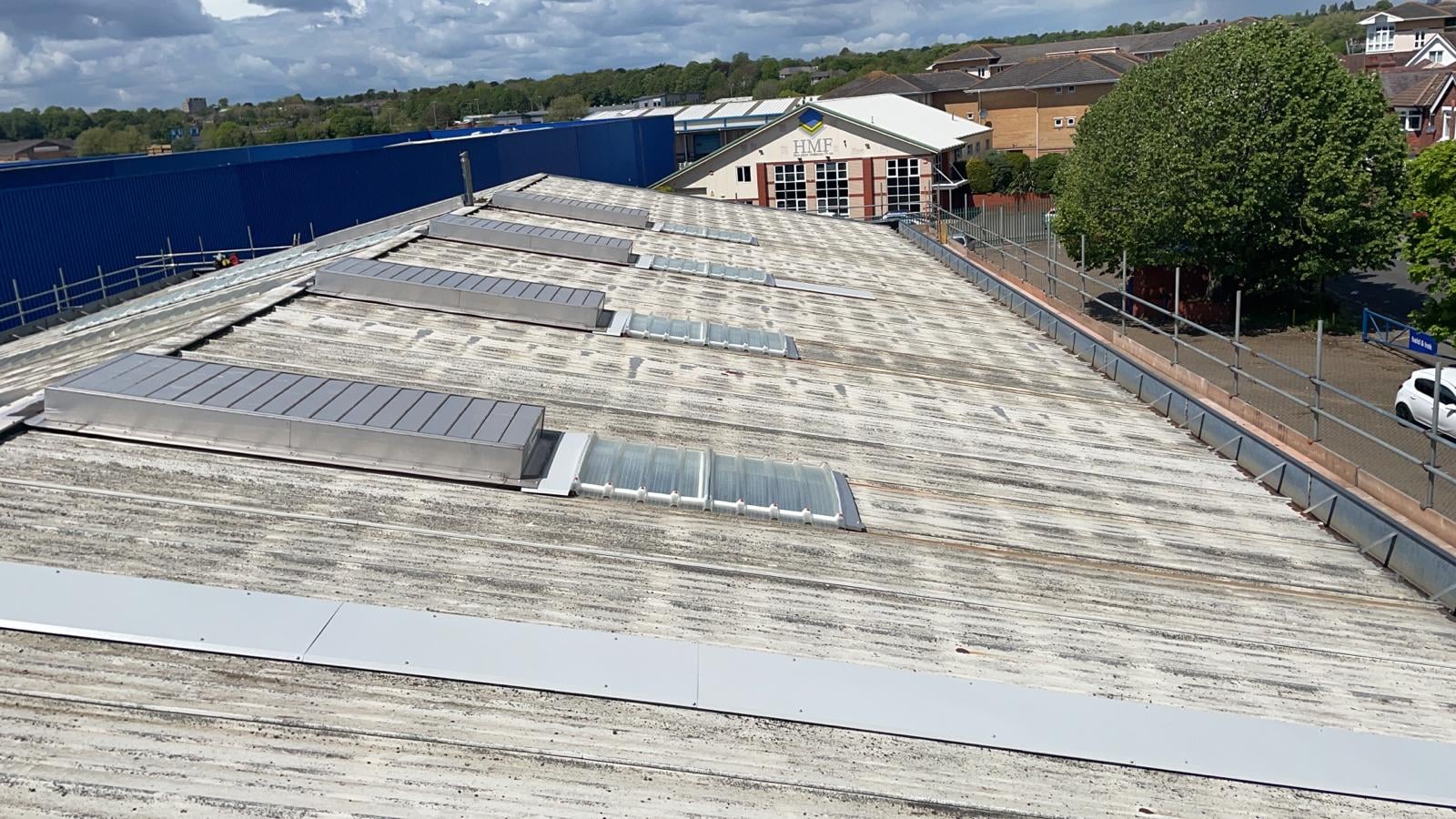 repair works to an empty retail industrial unit in Southampton Hampshire