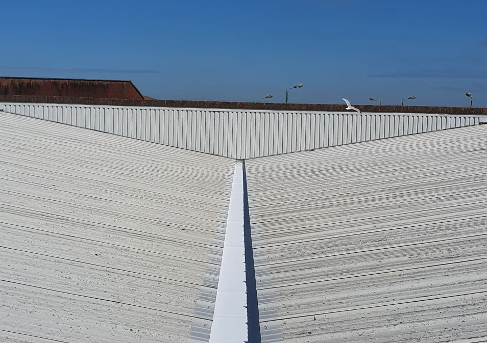 Gutter Lining Work to a Furniture Store and Showroomi in Hove West Sussex