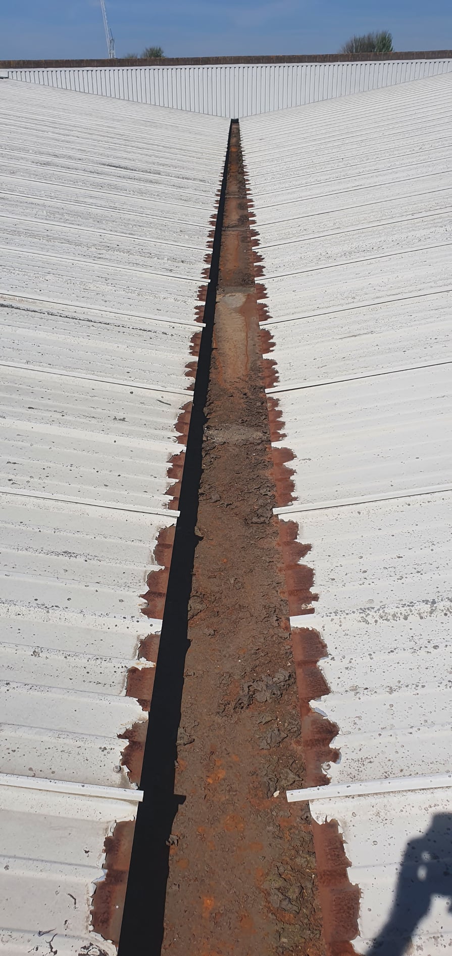 Gutter Lining to a Showroom and Furniture Store Roof in Hove West Sussex