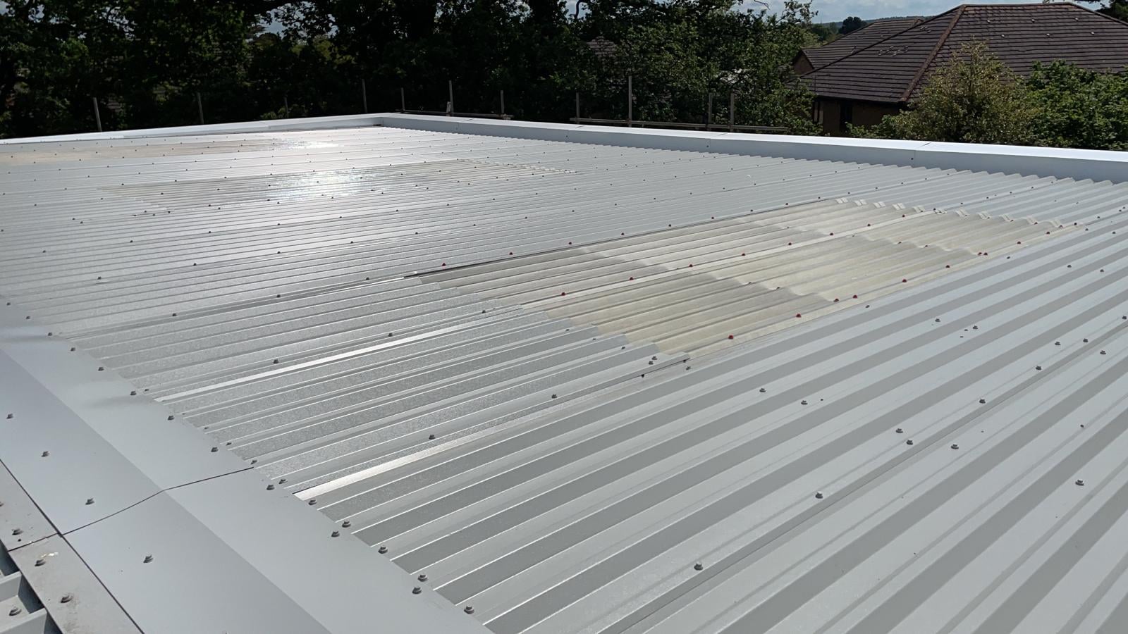 over-roofing to the hall roof at the Sea Cadets Crawley West Sussex