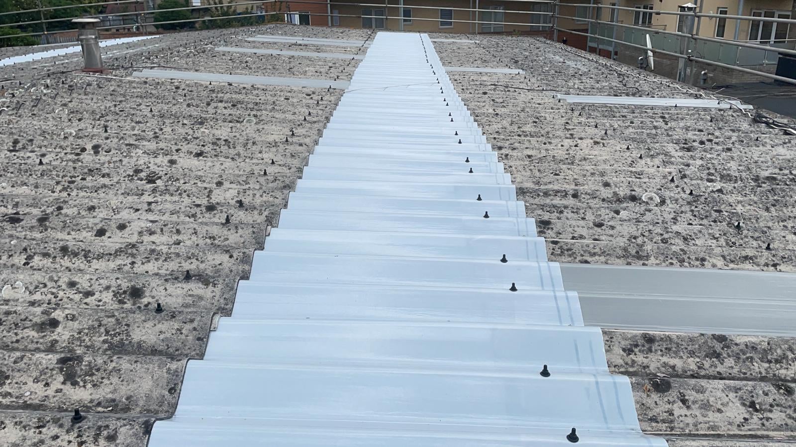 Rooflight replacement on a workshop roof in Crayford Kent