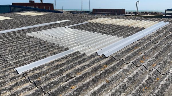 roofing repairs to a warehouse roof in Southwick West Sussex