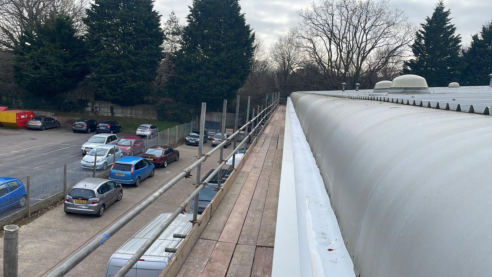 Gutter replacement for business in Burgess Hill, West Sussex