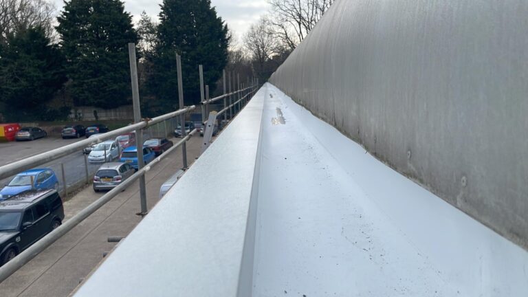 Gutter work for business centre in Burgess Hill, West Sussex