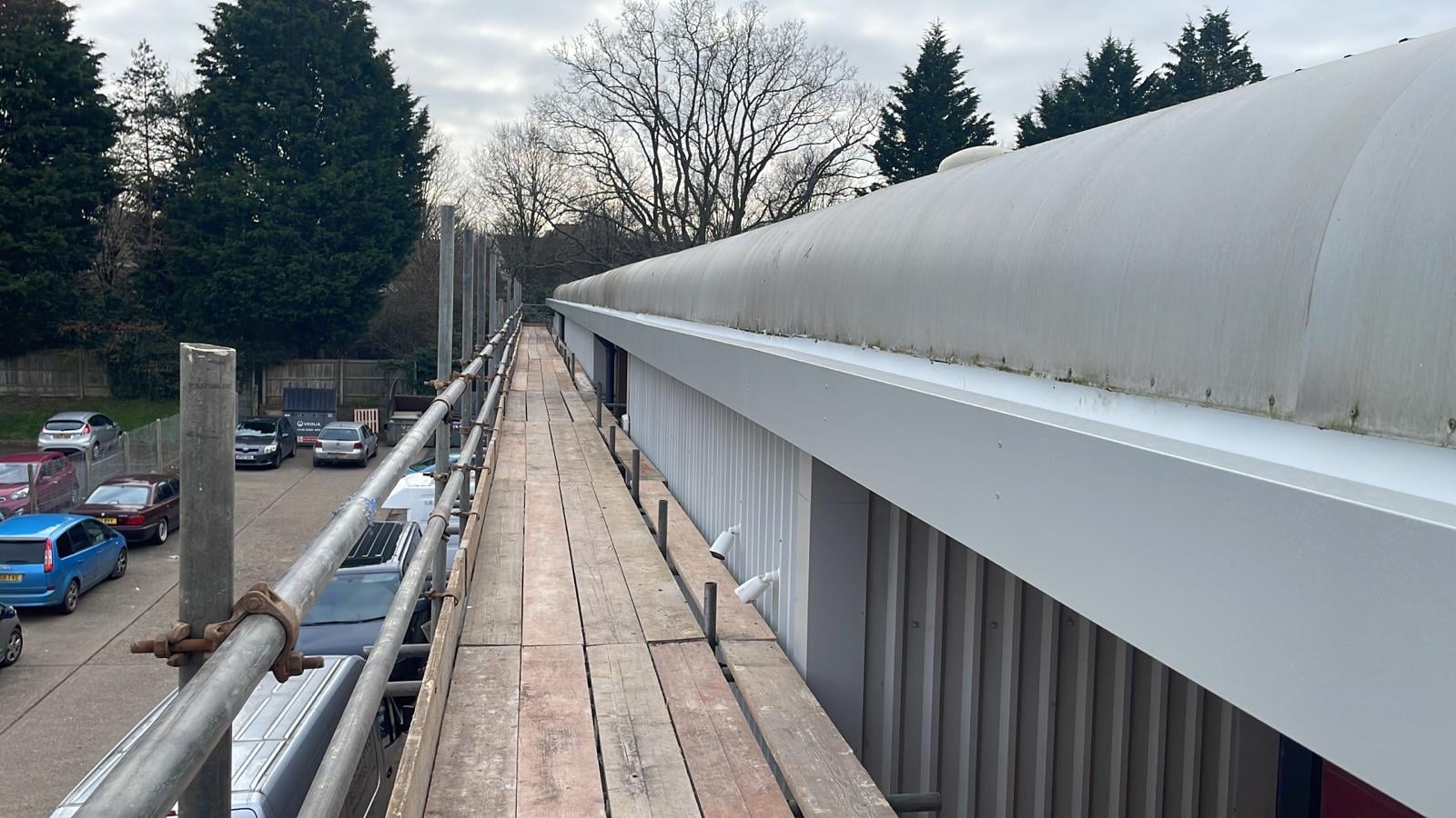 Gutter replacement for business centre in Burgess Hill, West Sussex