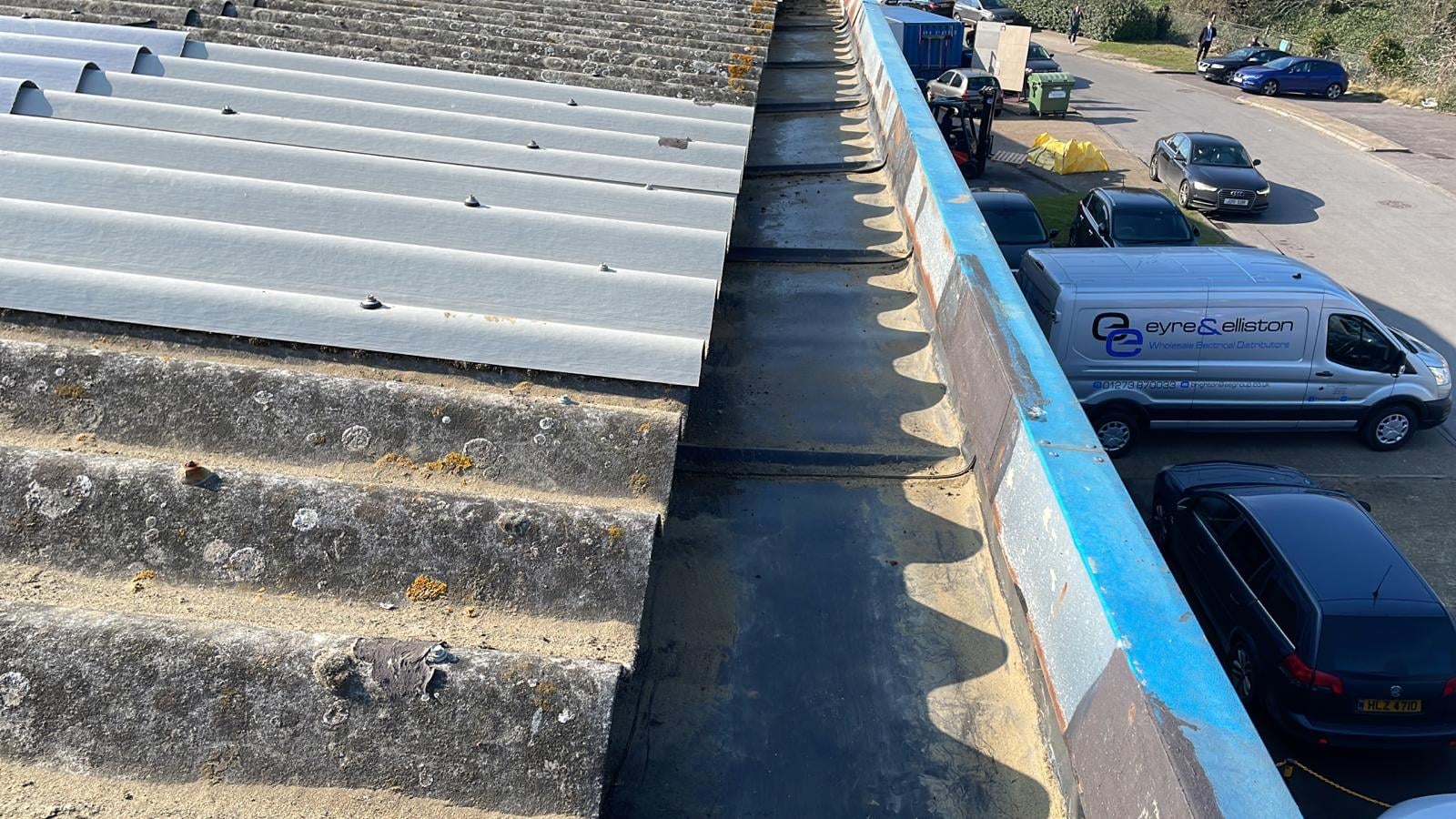 Warehouse roof repairs in Southwick West Sussex