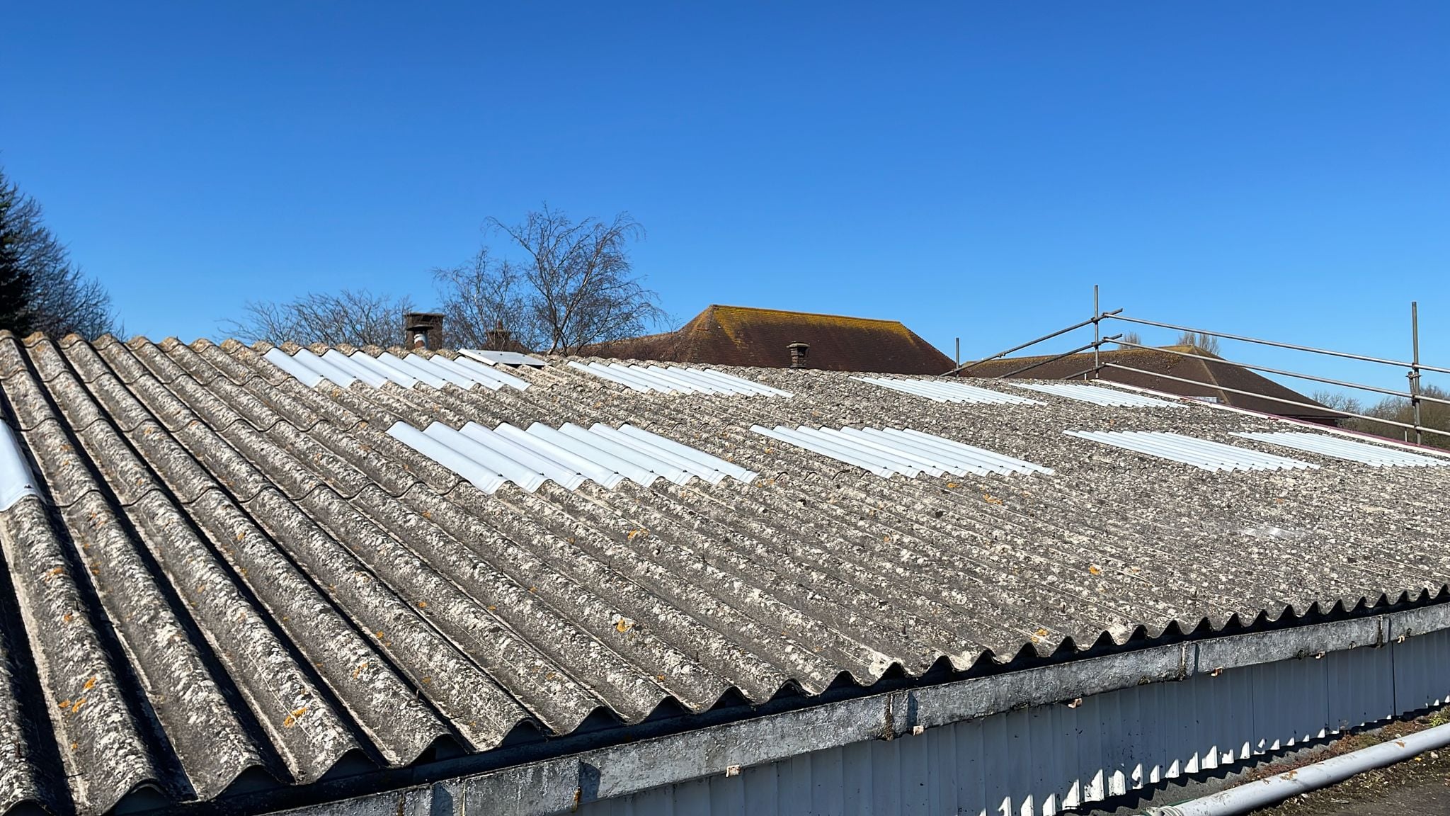 Warehouse Rooflight replacement for a car dealership in Ashford, Kent