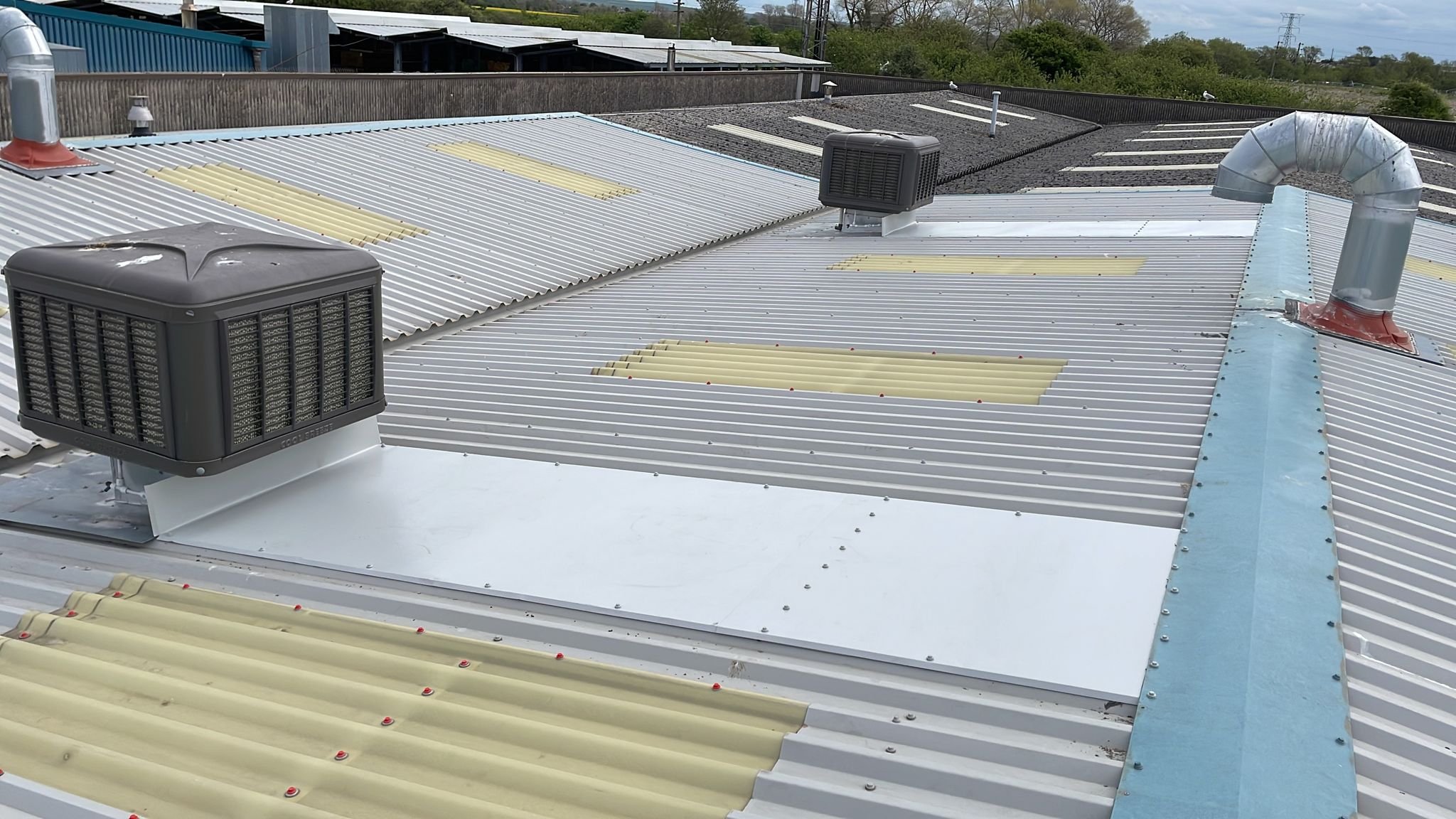 Roof Repairs to a Factory roof in Worthing, West Sussex