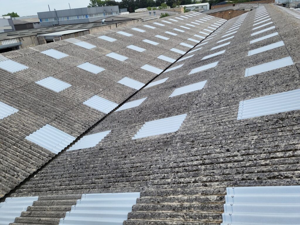 rooflight replacement work to the workshop and warehouse roof in Basildon Essex