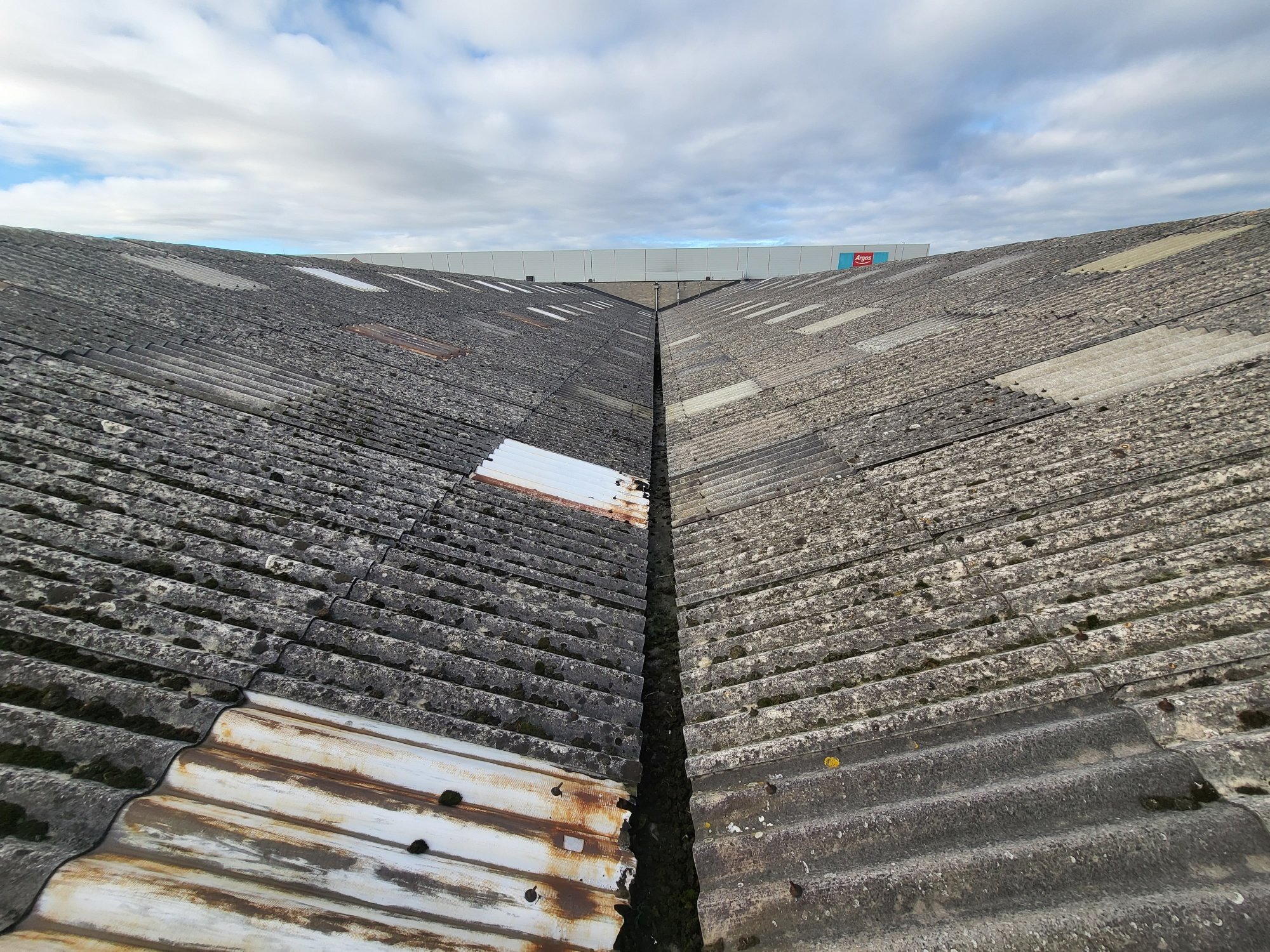 rooflight replacement work to the workshop and warehouse roof in Basildon