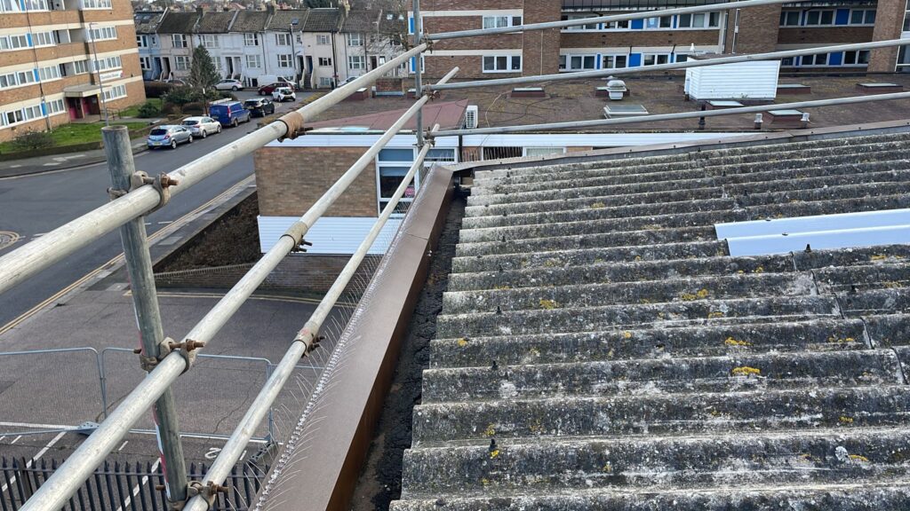 Roof repairs to a Warehouse in Brighton, East Sussex