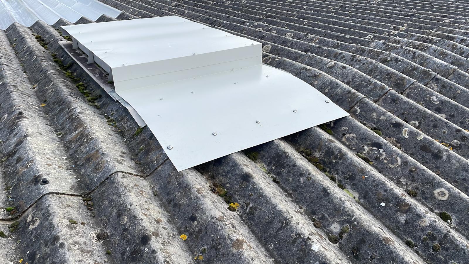 Rooflight replacement to a Warehouse roof in Eastleigh Hampshire